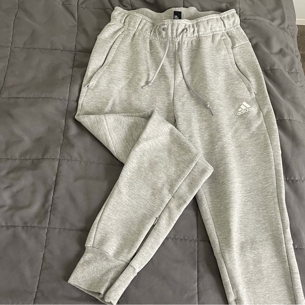 Adidas grey sweatpants